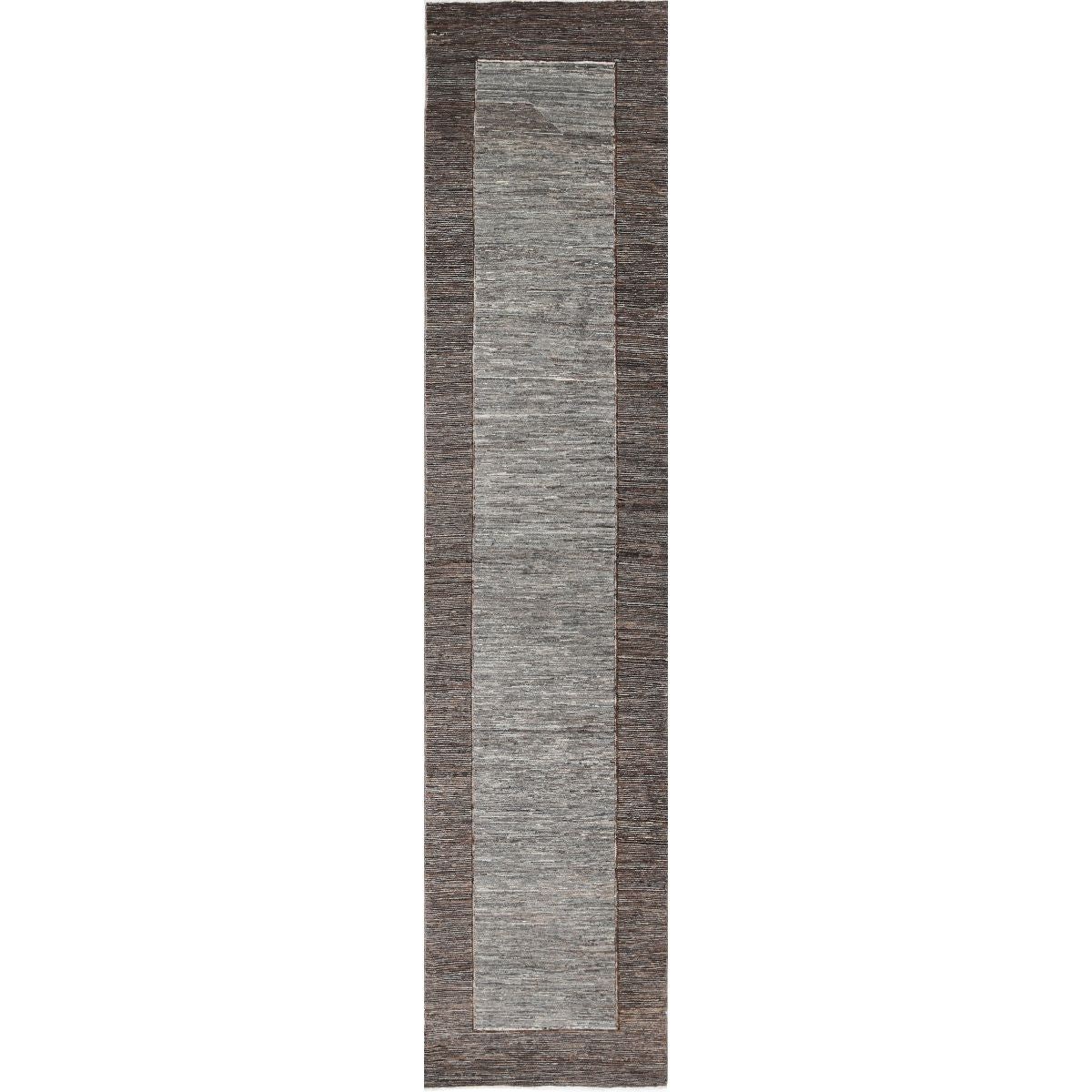 Modcar 2x11 Handmade Double Knotted Washable Wool Runner - Colorful