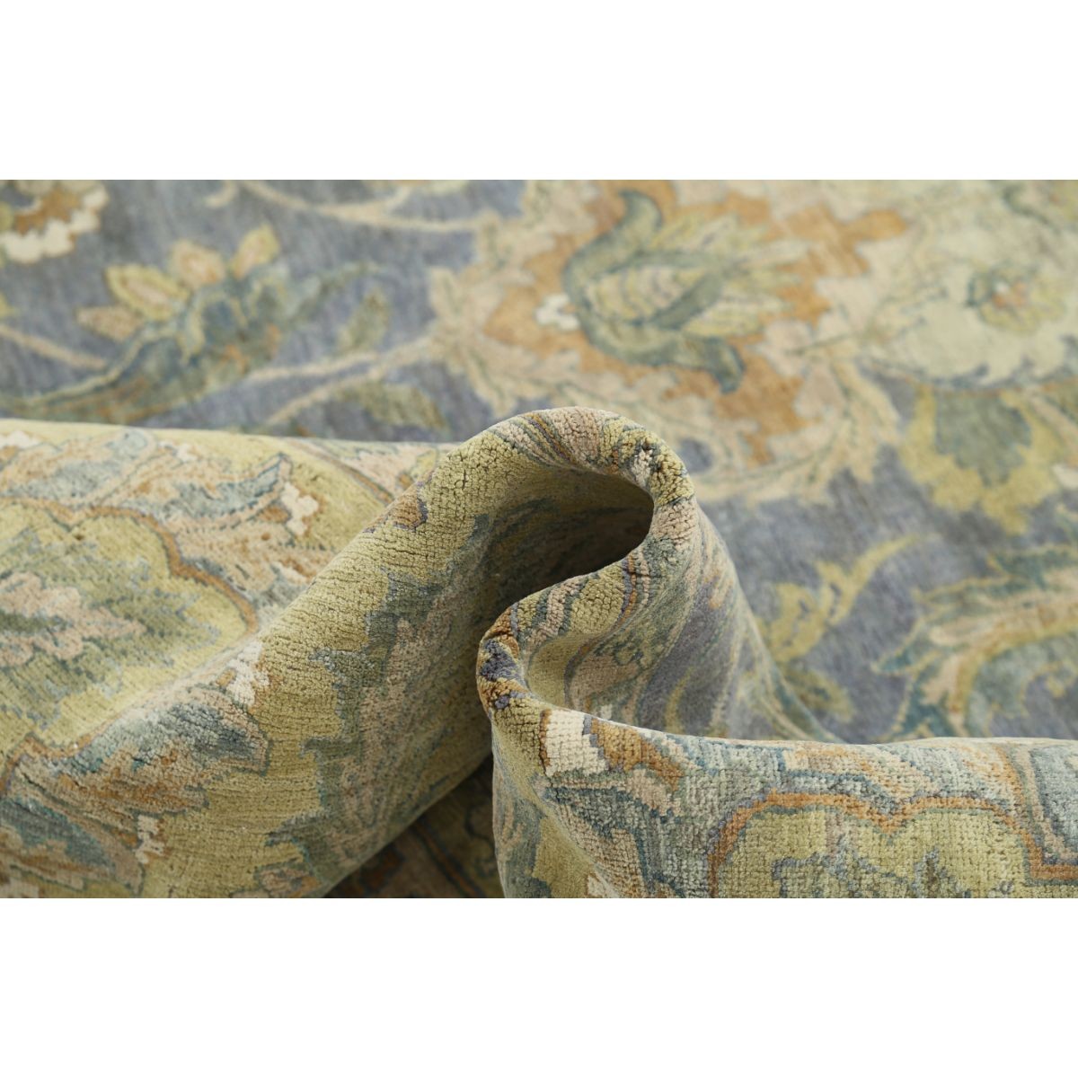 Ziegler 9x12 Handmade Double Knotted Washable Wool Rug - Colorful