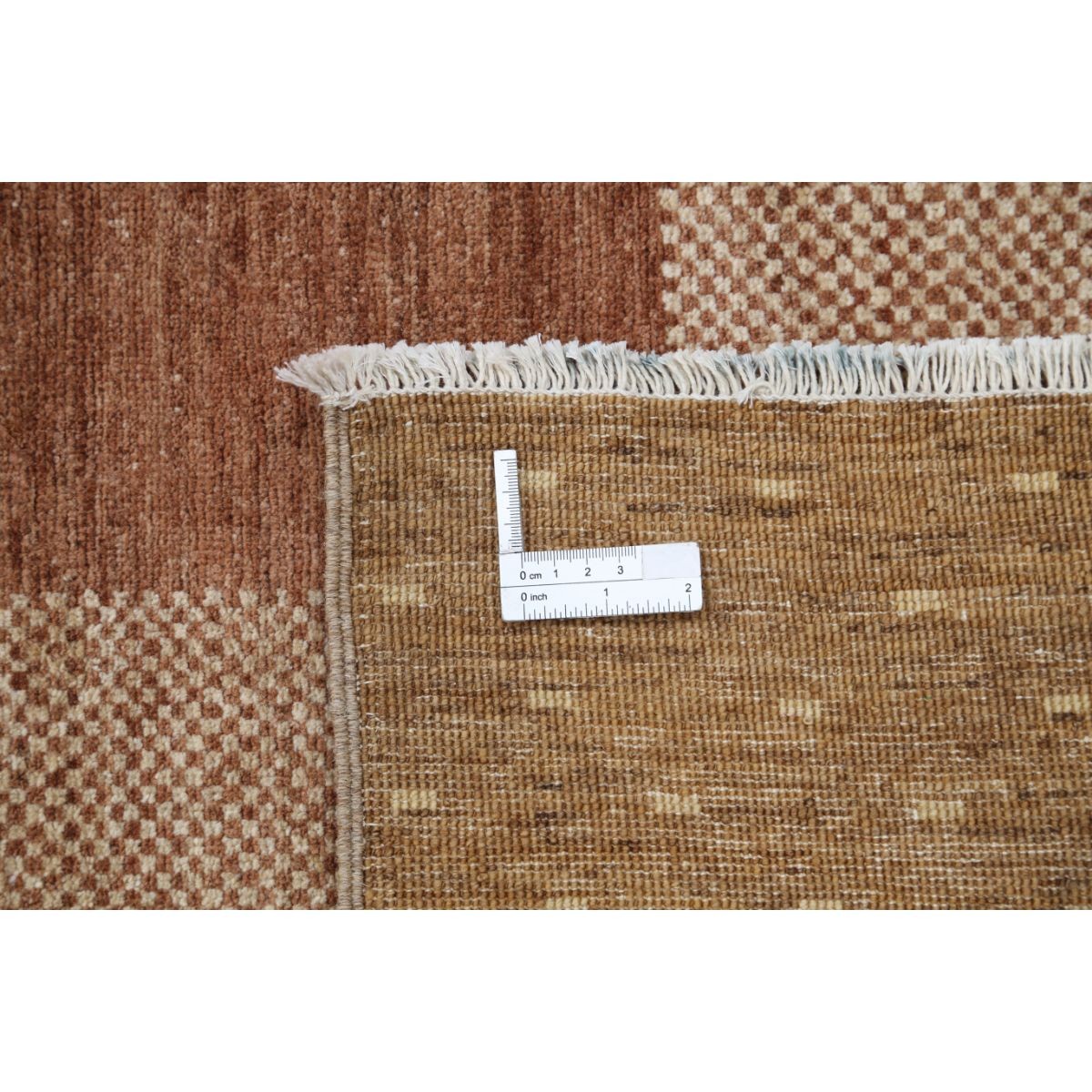 Modcar 12x17 Handmade Double Knotted Washable Wool Rug - Colorful