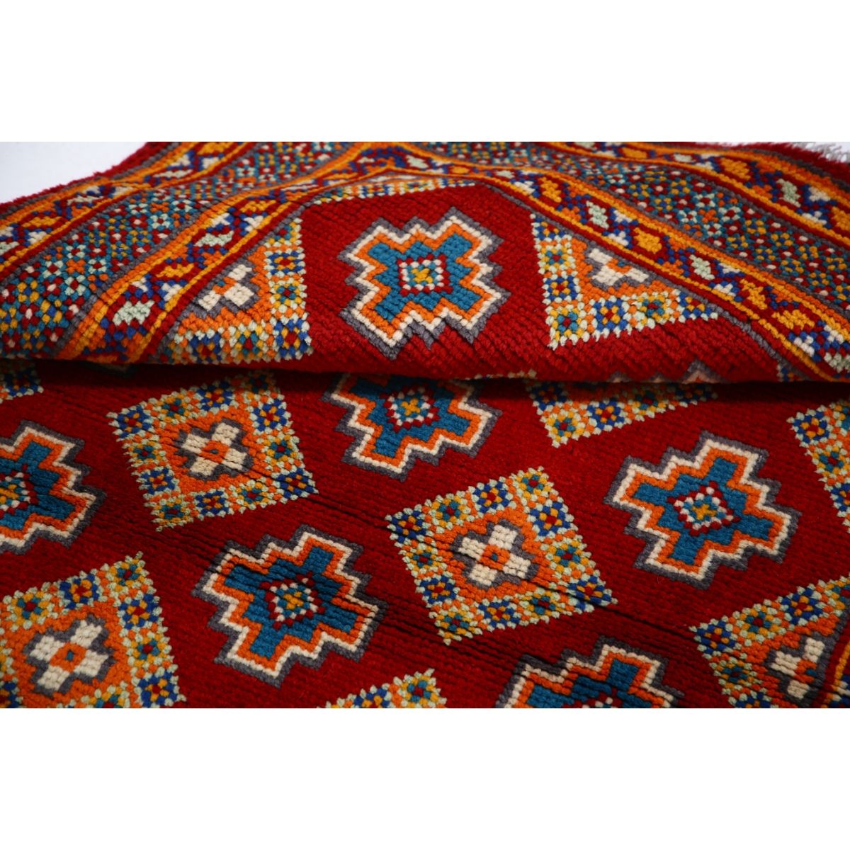 Revival 3x5 Handmade Double Knotted Washable Wool Rug - Colorful