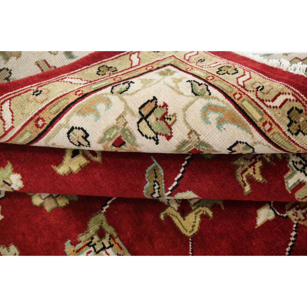 Ziegler 9x12 Handmade Double Knotted Washable Wool Rug - Colorful