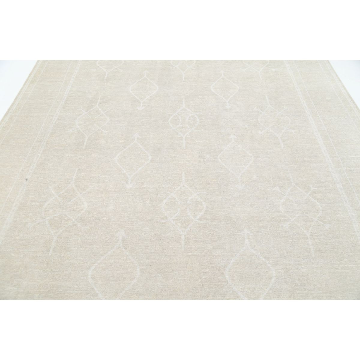 Serenity 8x11 Handmade Double Knotted Washable Wool Rug - Soft Hues
