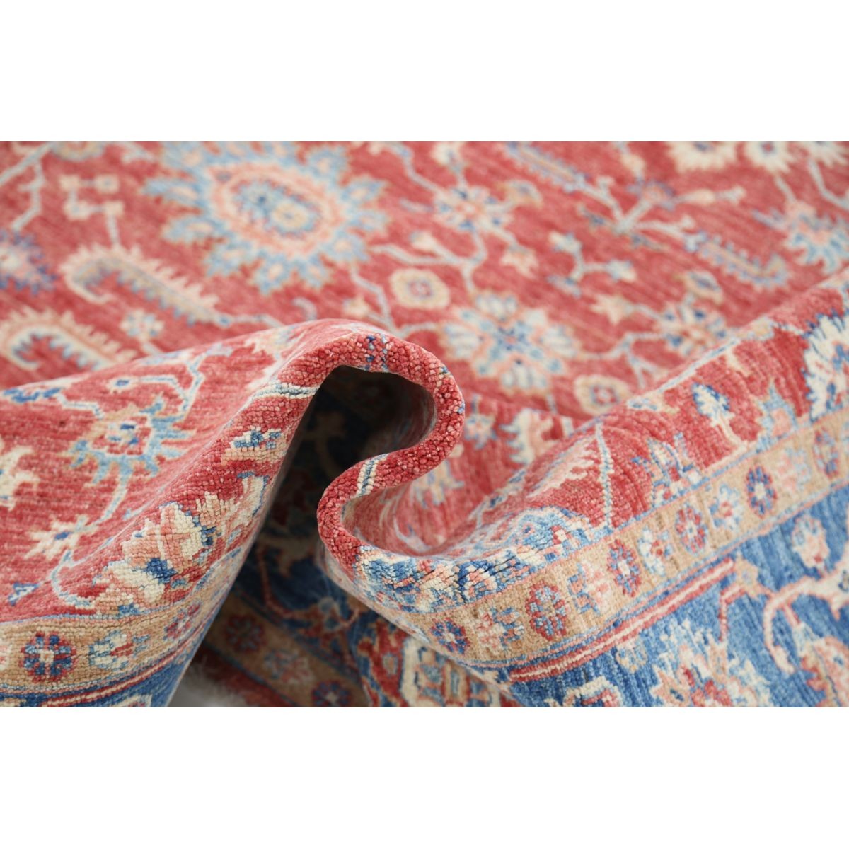 Ziegler 5x7 Handmade Double Knotted Washable Wool Rug - Colorful