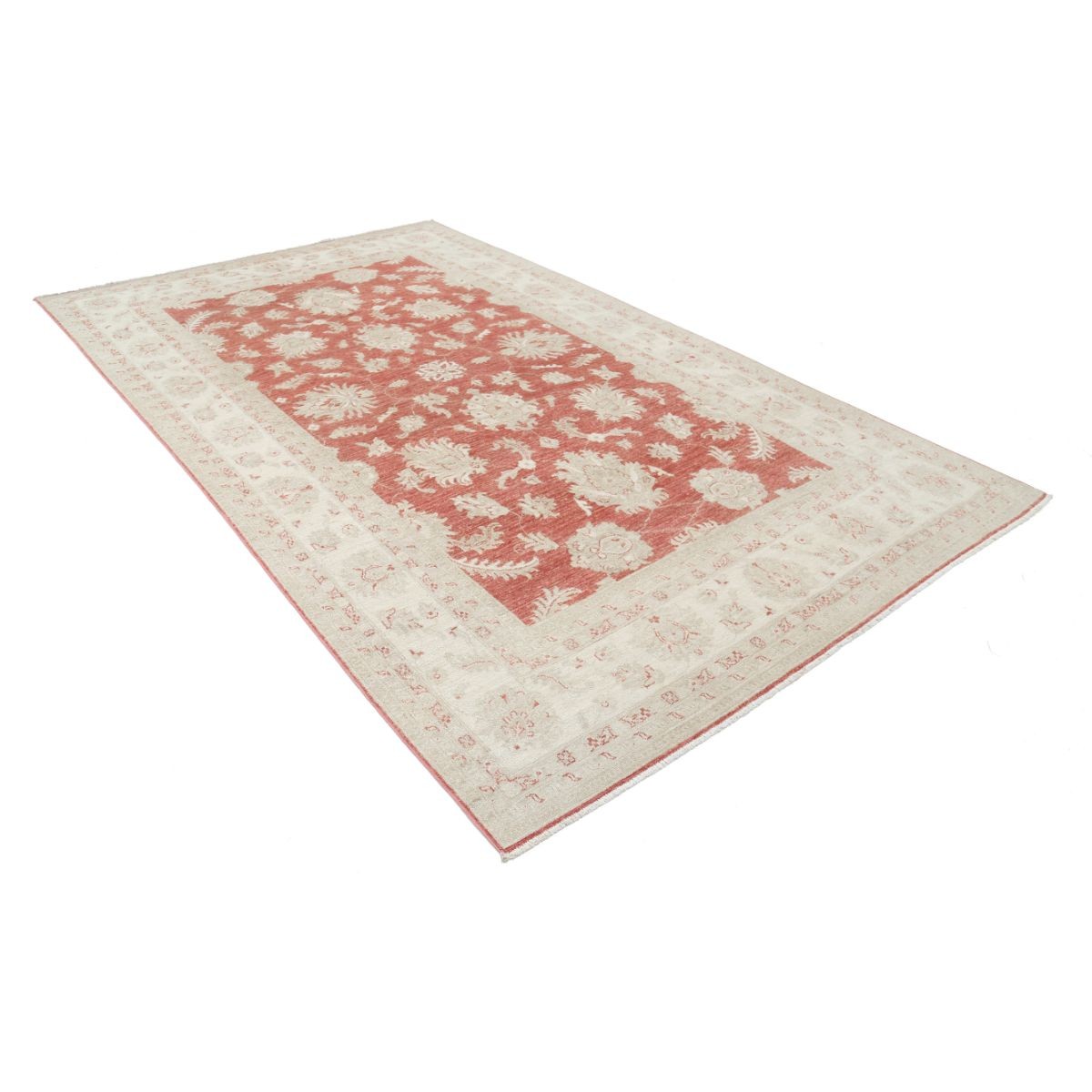 Ziegler 7x11 Handmade Double Knotted Washable Wool Rug - Soft Hues