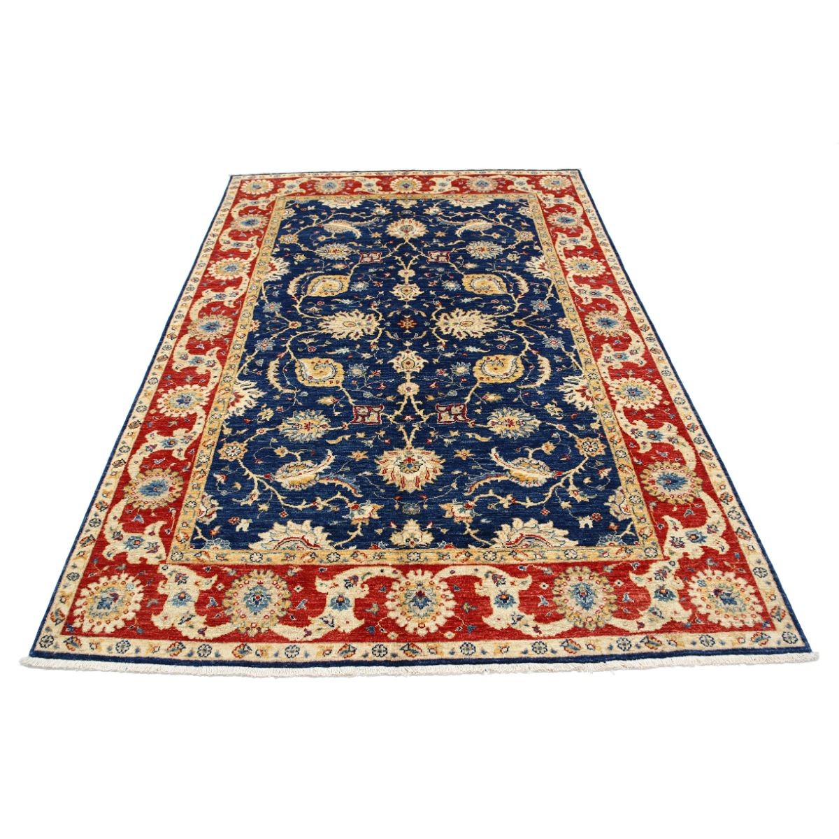 Ziegler 6x8 Handmade Double Knotted Washable Wool Rug - Colorful