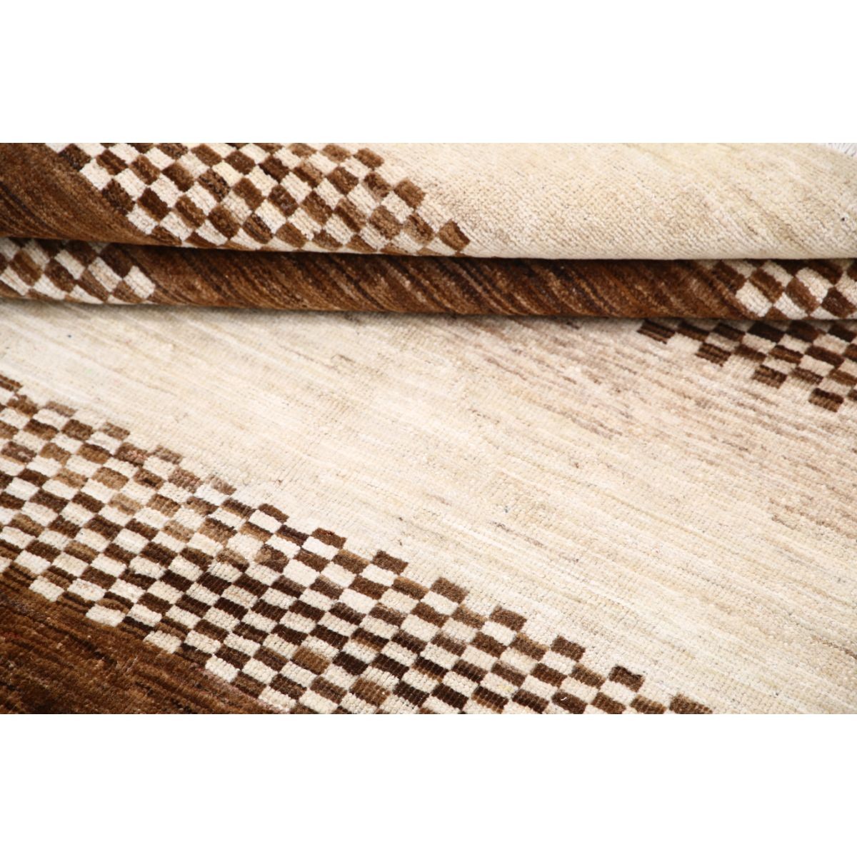 Modcar 5x6 Handmade Double Knotted Washable Wool Rug - Colorful