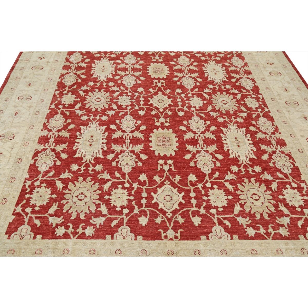 Ziegler 8x11 Handmade Double Knotted Washable Wool Rug - Colorful