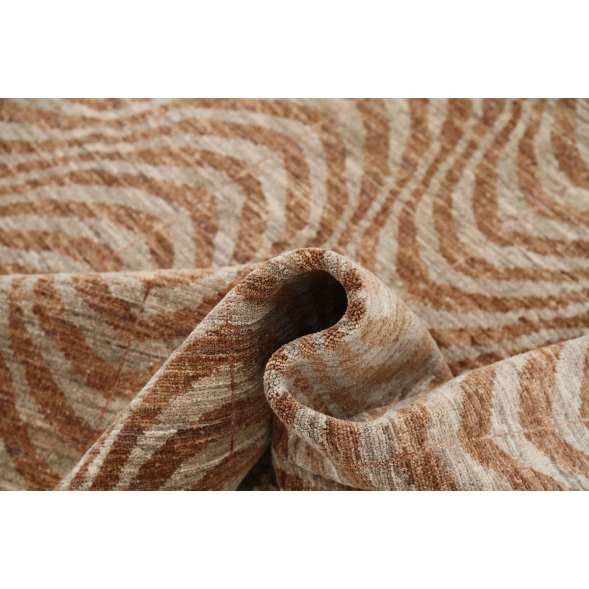 Modcar 5x6 Handmade Double Knotted Washable Wool Rug - Colorful