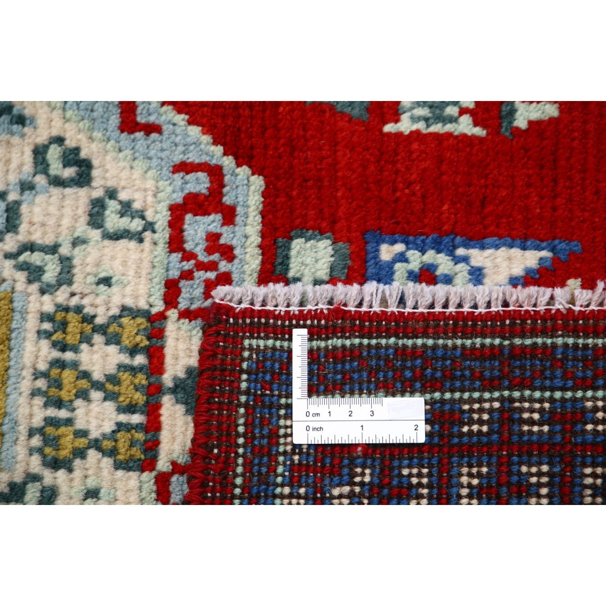 Revival 3x4 Handmade Double Knotted Washable Wool Rug - Colorful