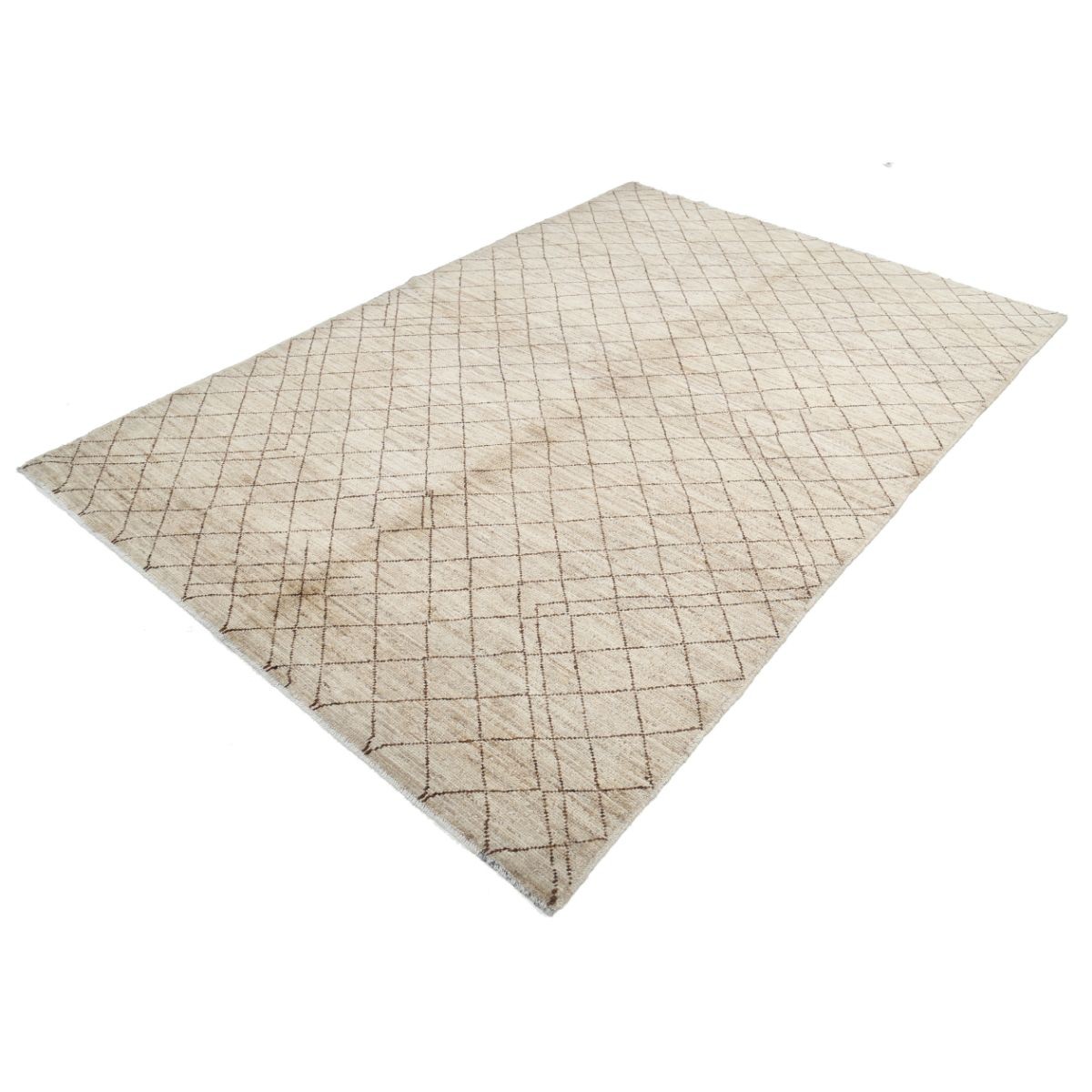 Revival 6x9 Handmade Double Knotted Washable Wool Rug - Colorful
