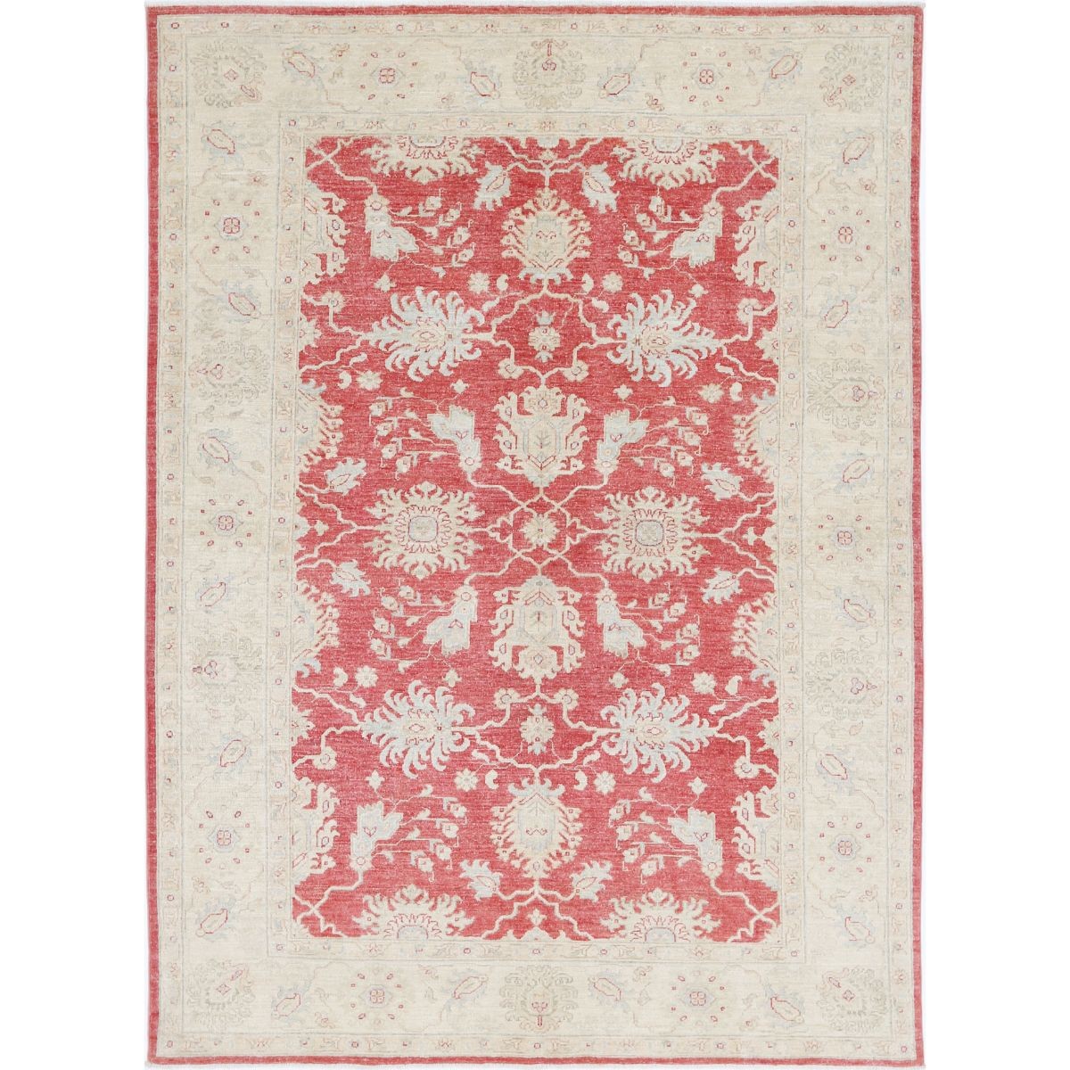 Ziegler 6x8 Handmade Double Knotted Washable Wool Rug - Colorful