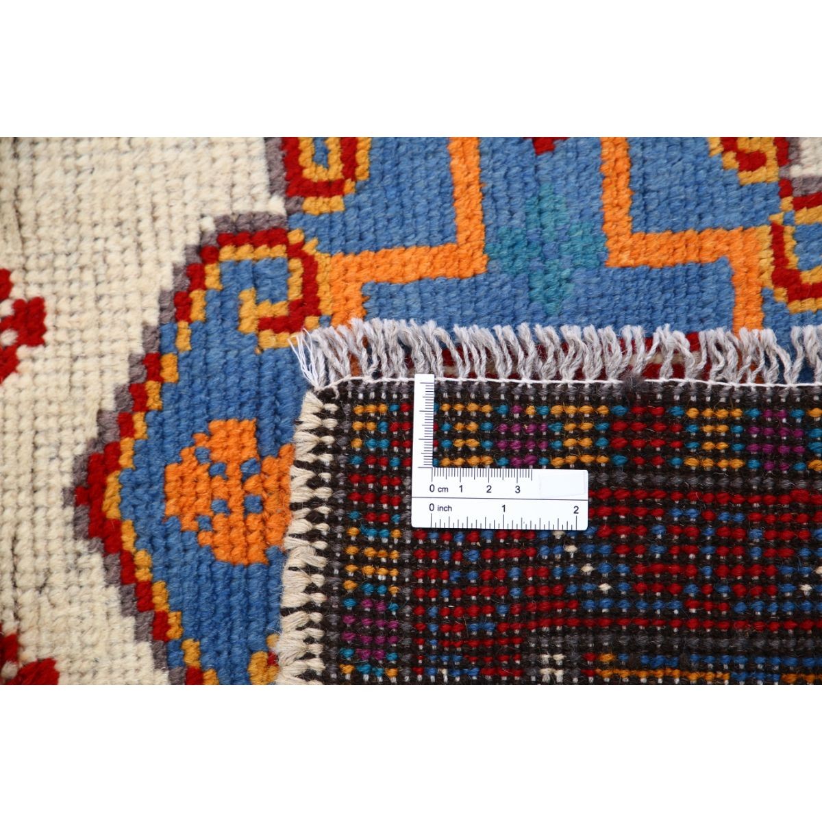 Revival 3x4 Handmade Double Knotted Washable Wool Rug - Colorful