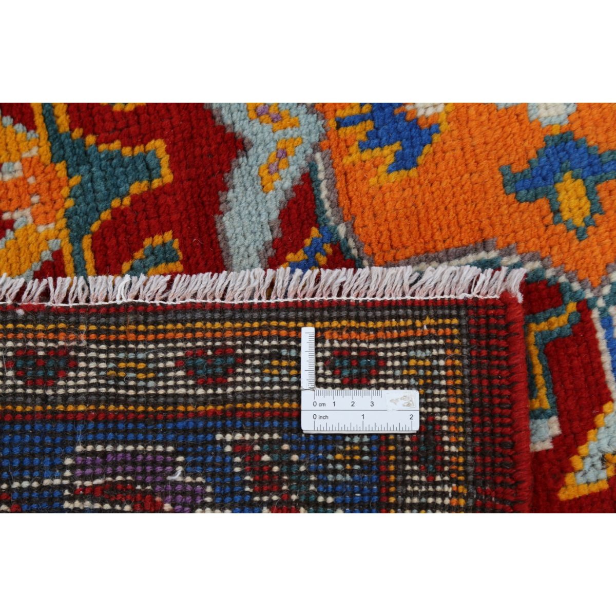 Revival 5x7 Handmade Double Knotted Washable Wool Rug - Colorful