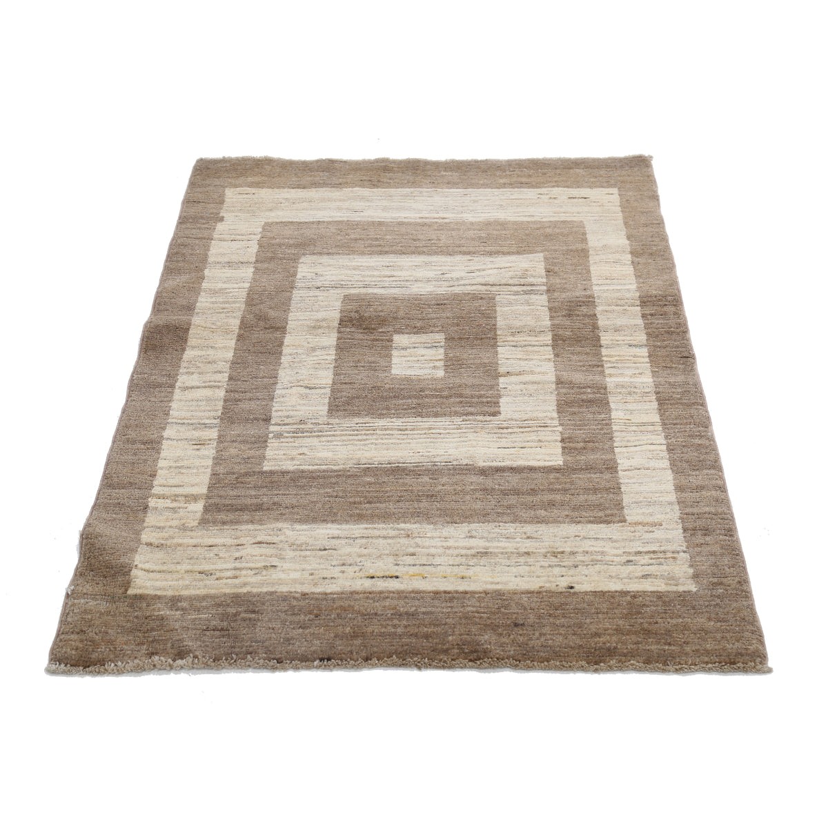 Modcar 3x5 Handmade Double Knotted Washable Wool Rug - Colorful