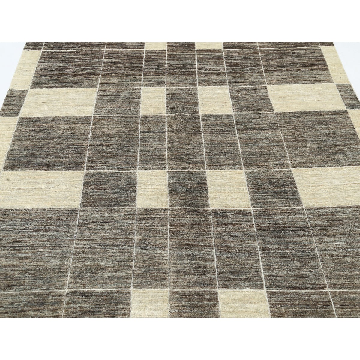 Modcar 6x9 Handmade Double Knotted Washable Wool Rug - Colorful