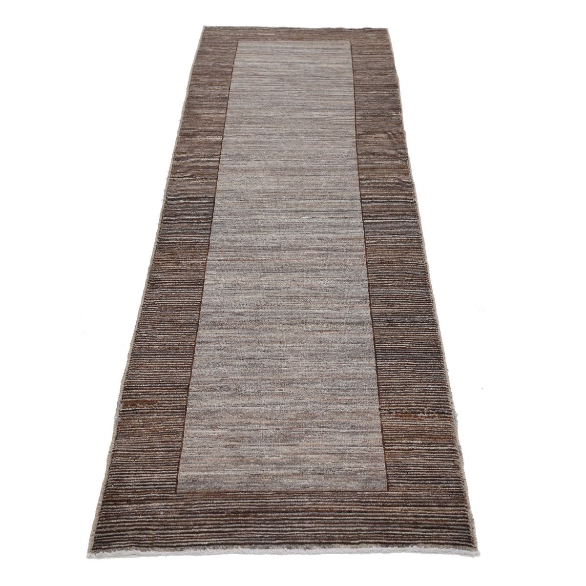 Modcar 3x8 Handmade Double Knotted Washable Wool Runner - Colorful