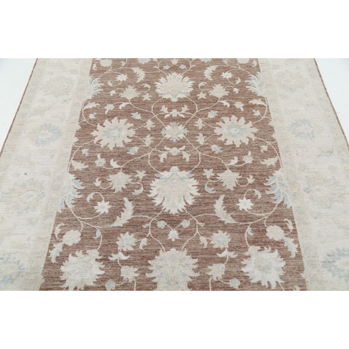 Serenity 6x8 Handmade Double Knotted Washable Wool Rug - Soft Hues