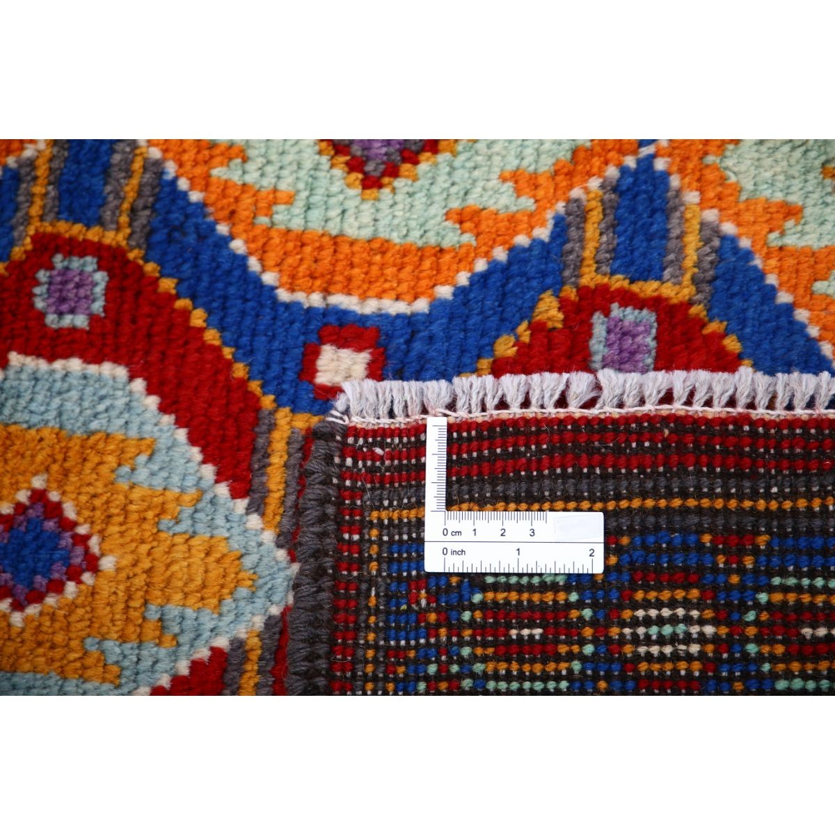Revival 6x8 Handmade Double Knotted Washable Wool Rug - Colorful