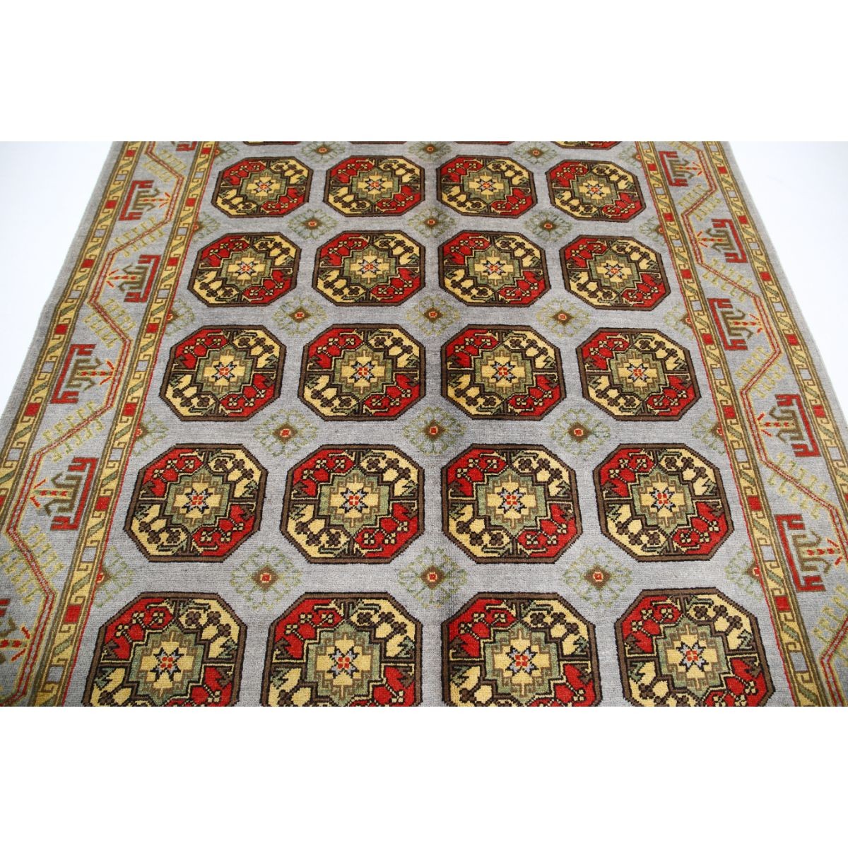 Revival 7x10 Handmade Double Knotted Washable Wool Rug - Colorful