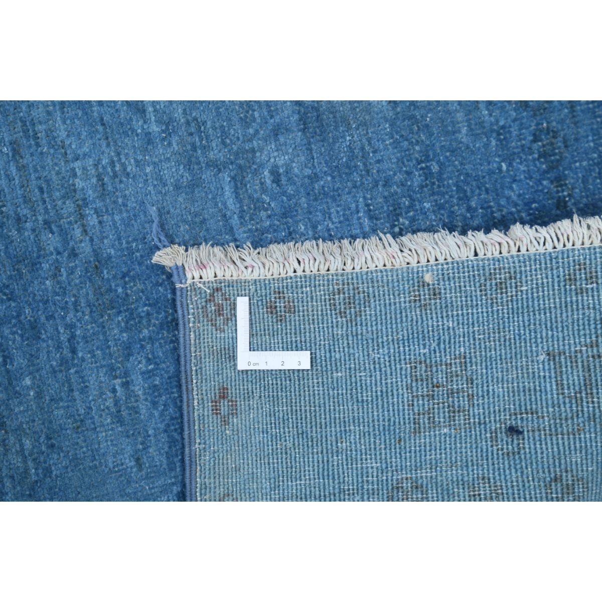 Overdye 3x10 Handmade Double Knotted Washable Wool Runner - Monochormatic