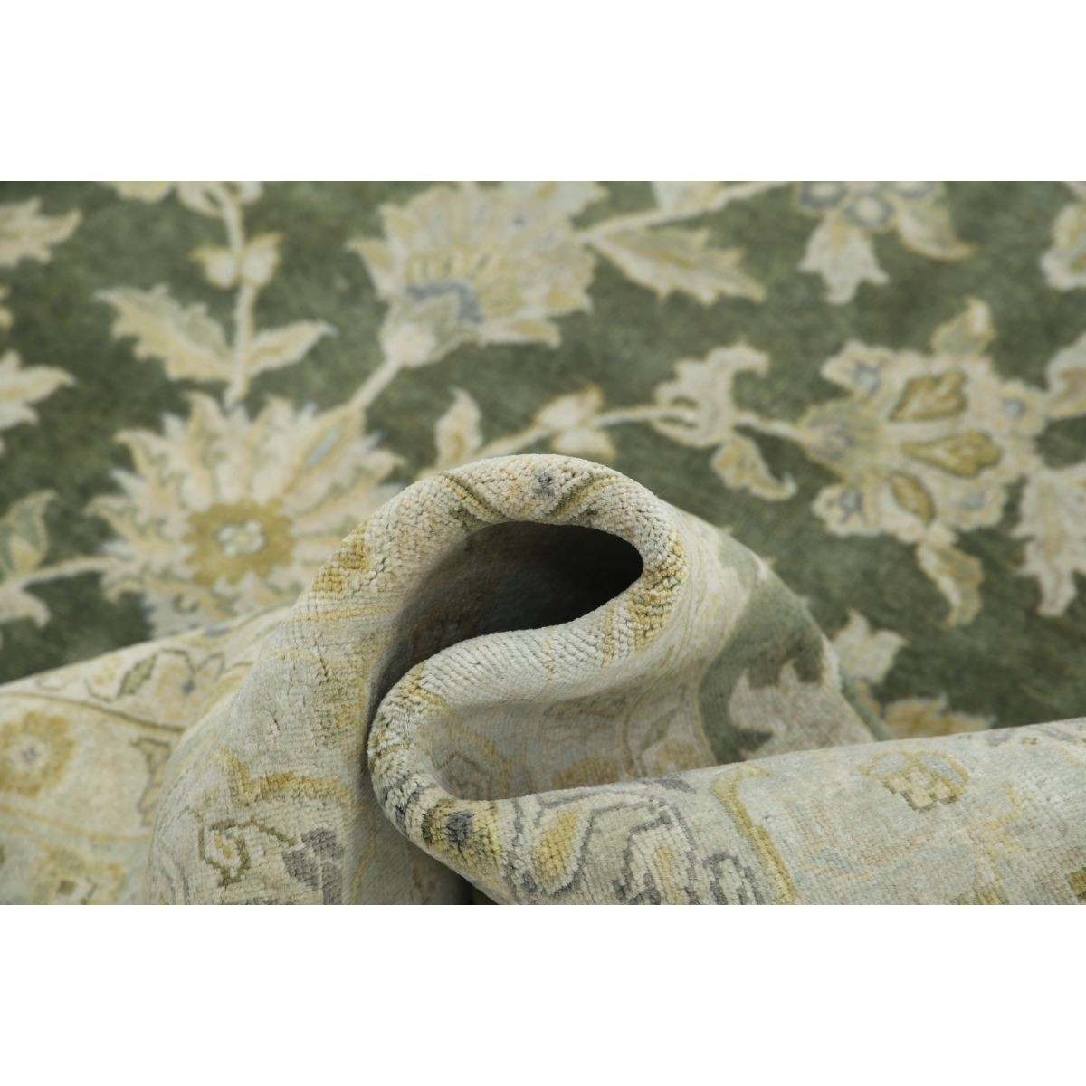 Ziegler 9x12 Handmade Double Knotted Washable Wool Rug - Colorful