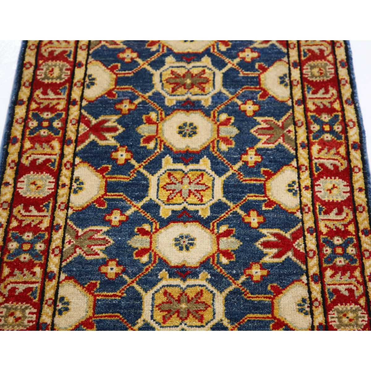 Revival 2x3 Handmade Double Knotted Washable Wool Rug - Colorful