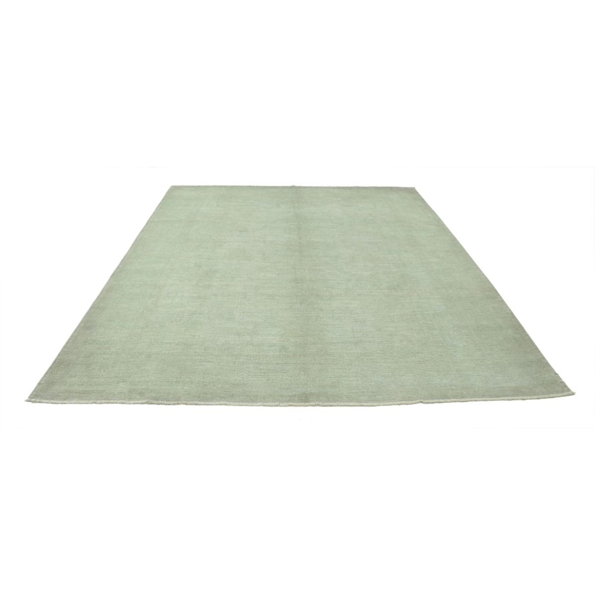 Overdye 8x10 Handmade Double Knotted Washable Wool Rug - Monochormatic