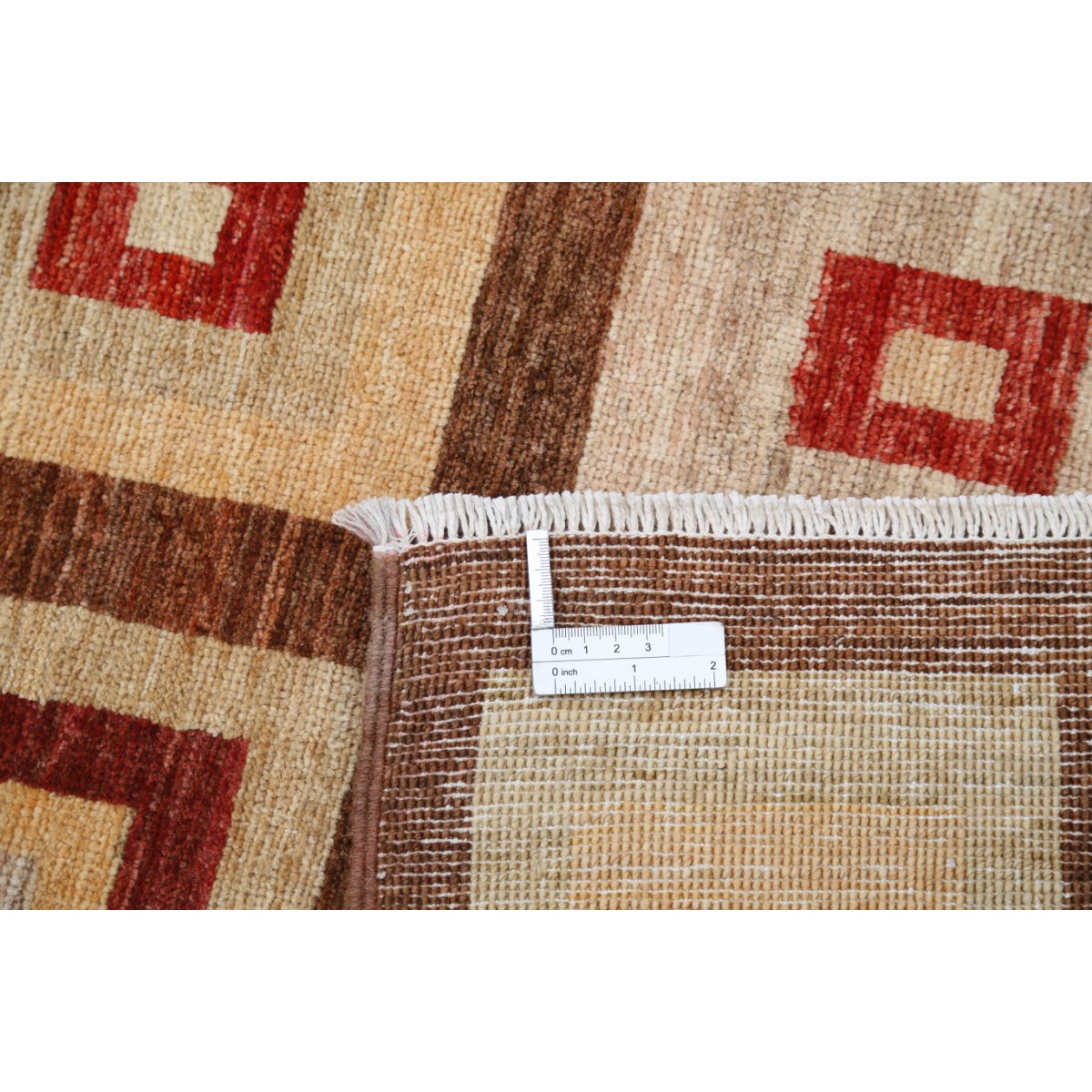 Modcar 5x7 Handmade Double Knotted Washable Wool Rug - Colorful