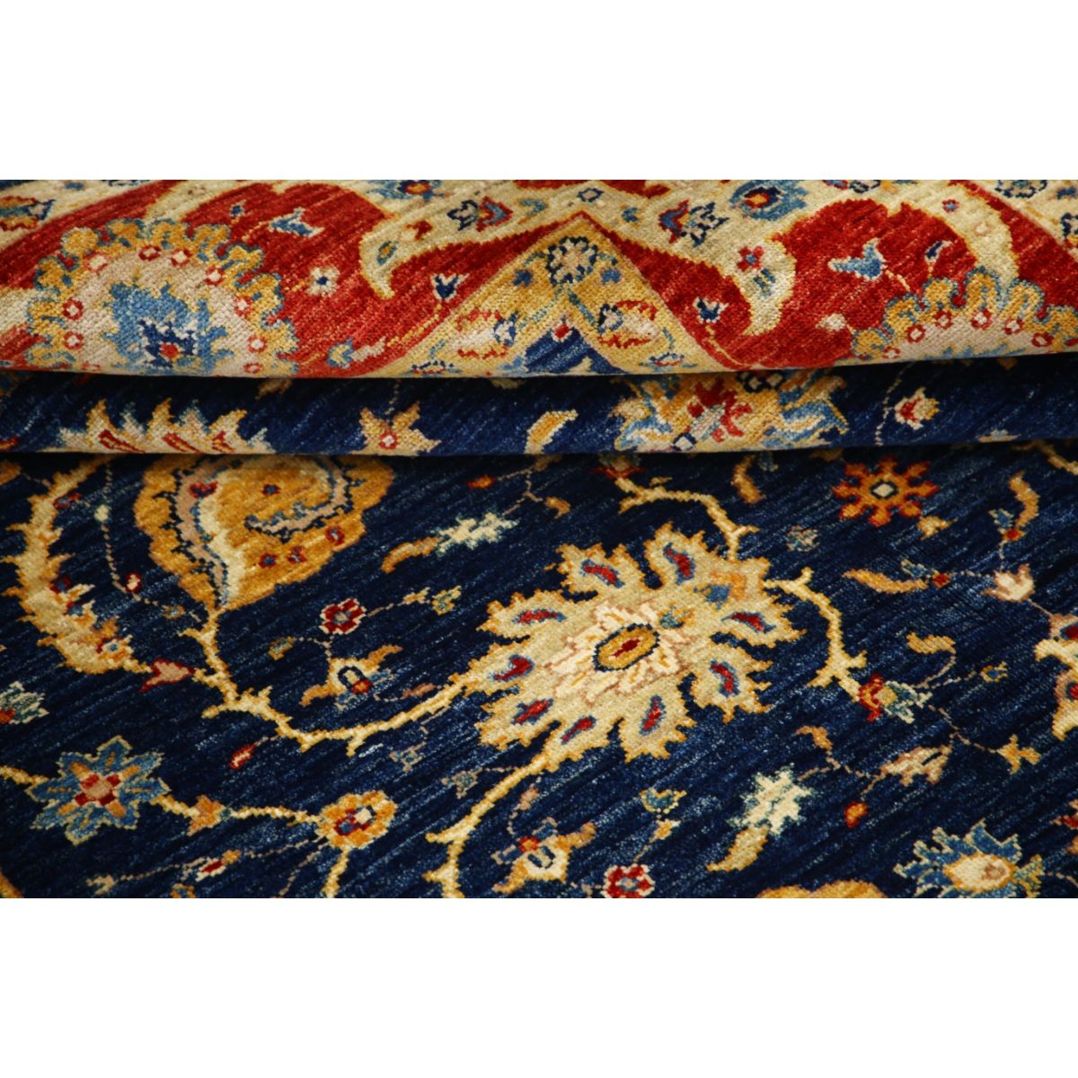 Ziegler 6x8 Handmade Double Knotted Washable Wool Rug - Colorful