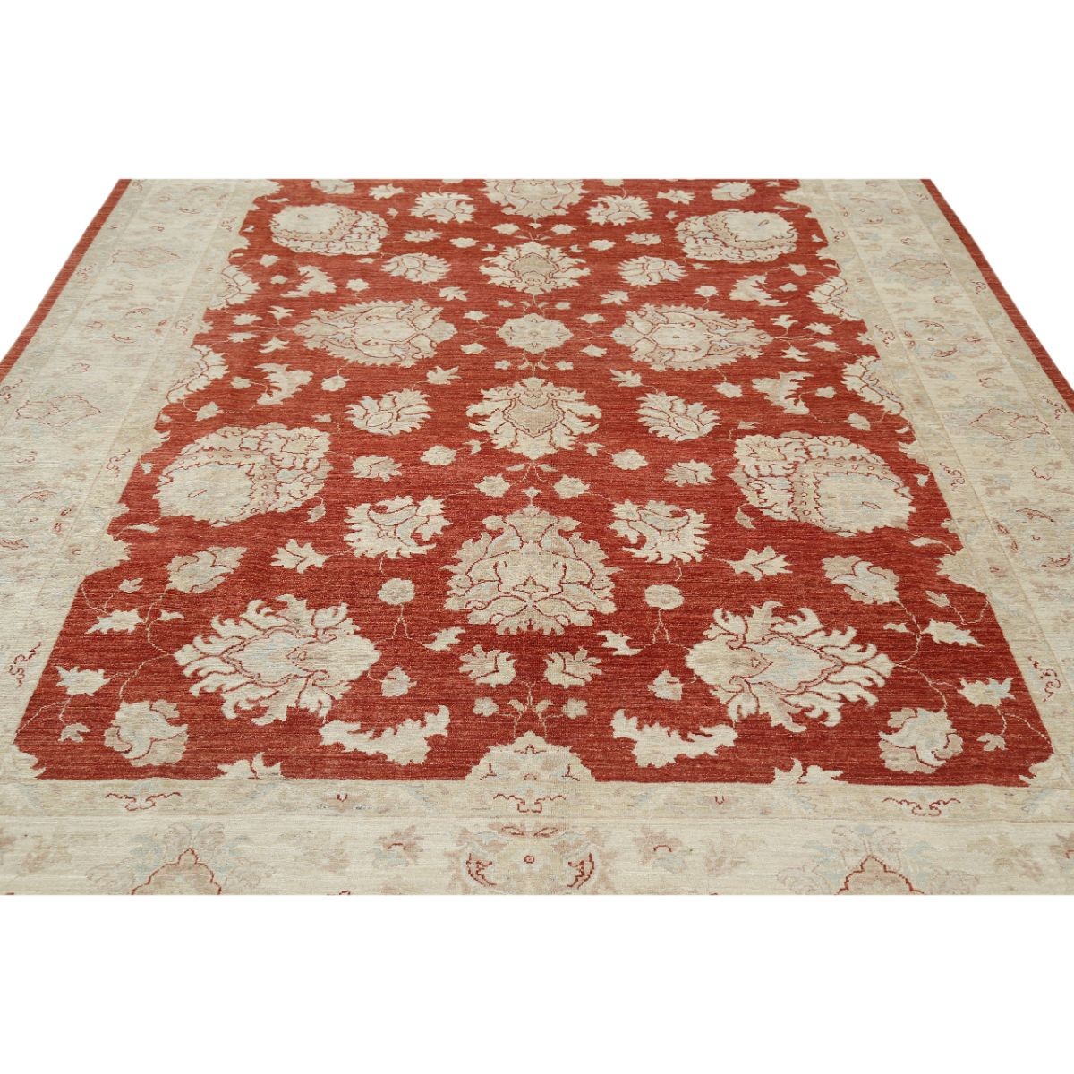 Ziegler 8x11 Handmade Double Knotted Washable Wool Rug - Colorful