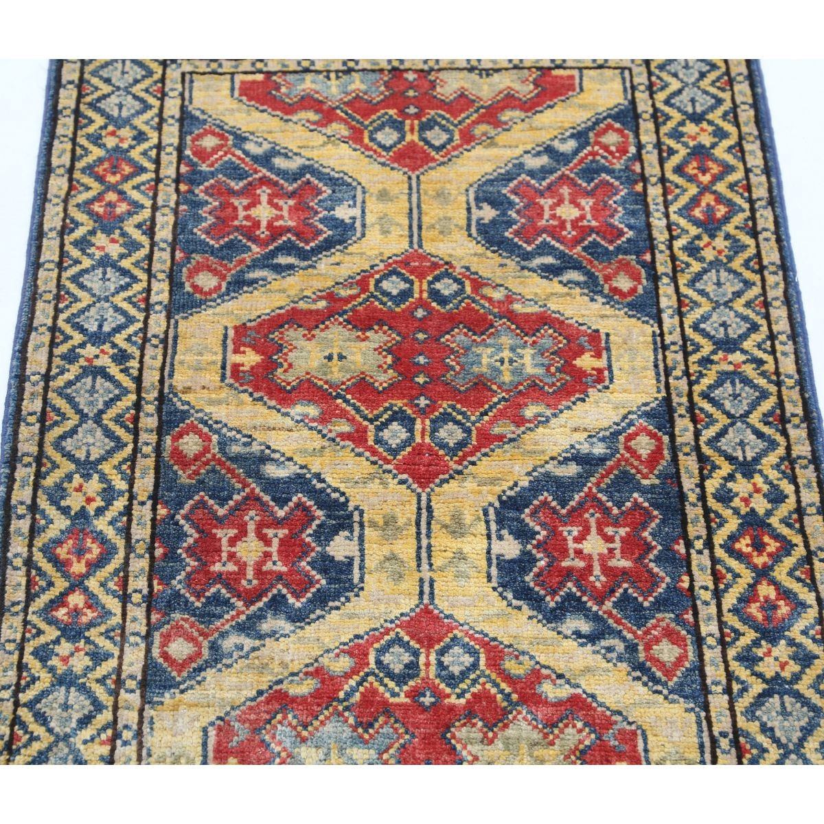 Revival 2x3 Handmade Double Knotted Washable Wool Rug - Colorful