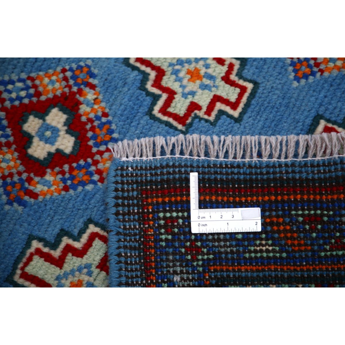 Revival 6x8 Handmade Double Knotted Washable Wool Rug - Colorful