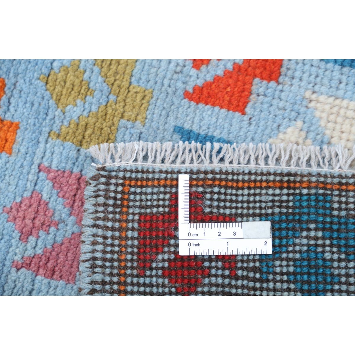 Revival 3x5 Handmade Double Knotted Washable Wool Rug - Colorful
