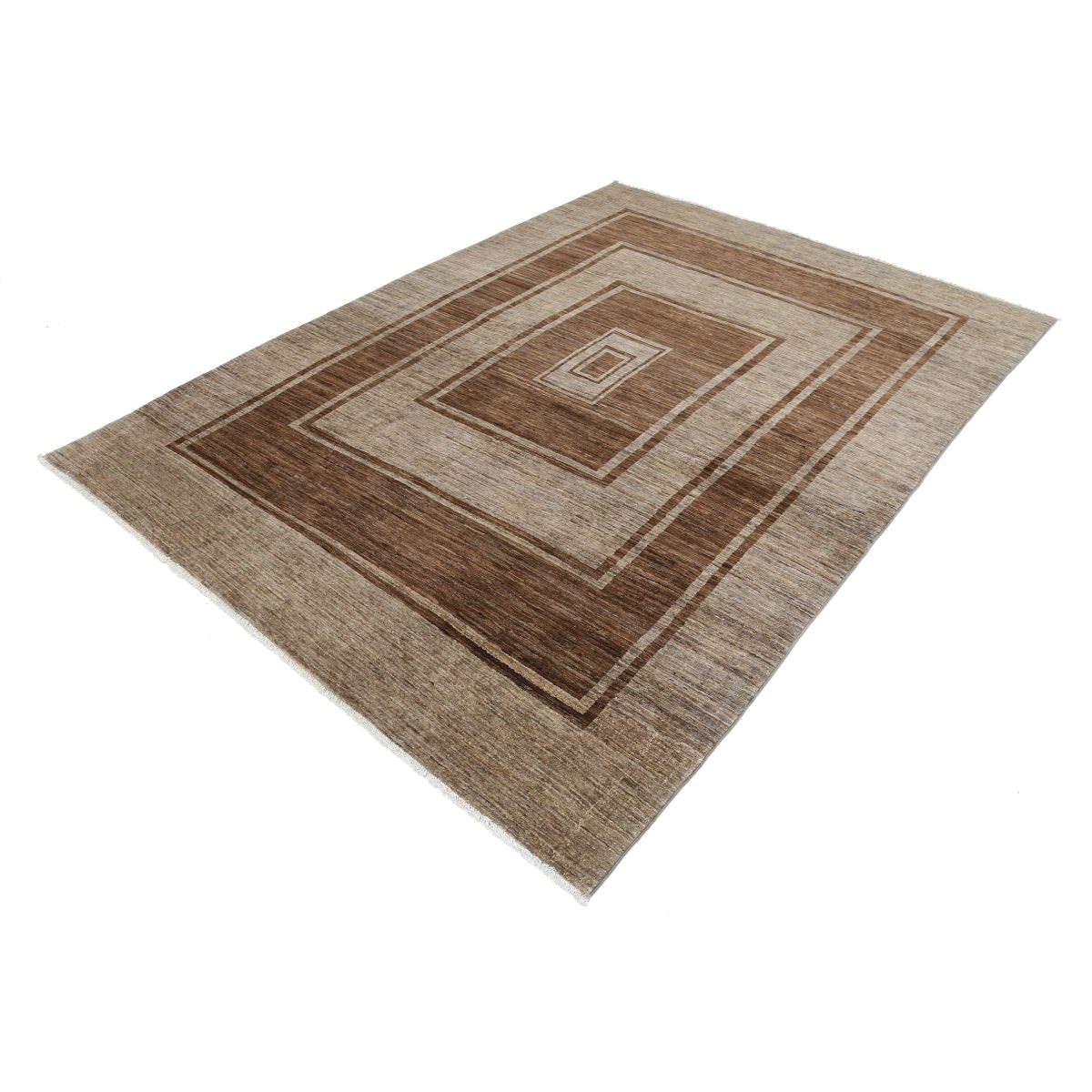 Modcar 6x9 Handmade Double Knotted Washable Wool Rug - Colorful