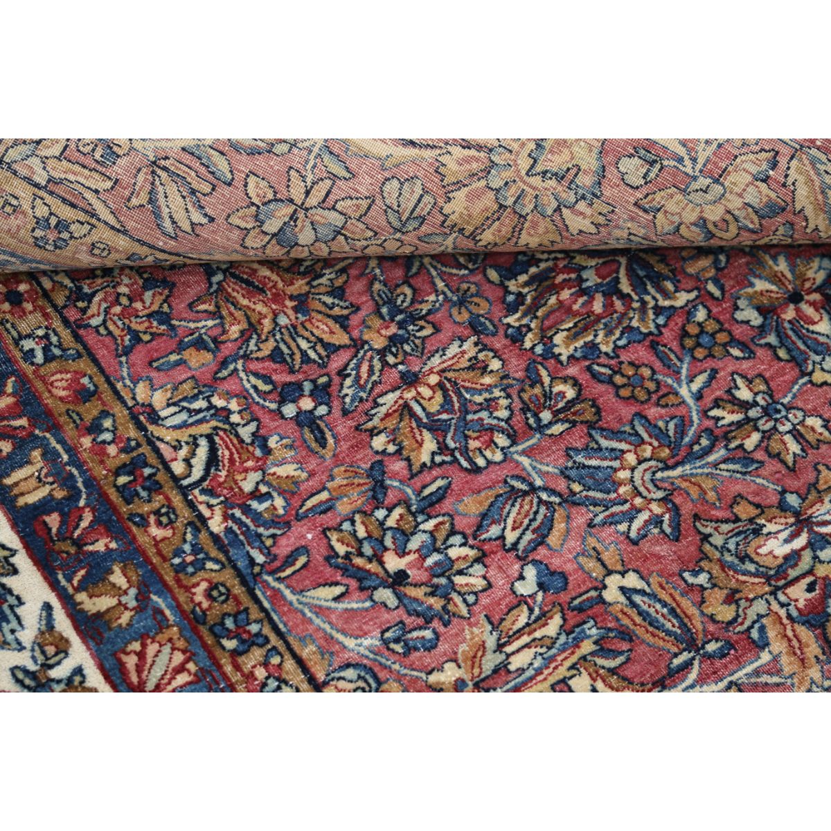 Vintage 9x12 Handmade Double Knotted Washable Wool Rug - Soft Hues