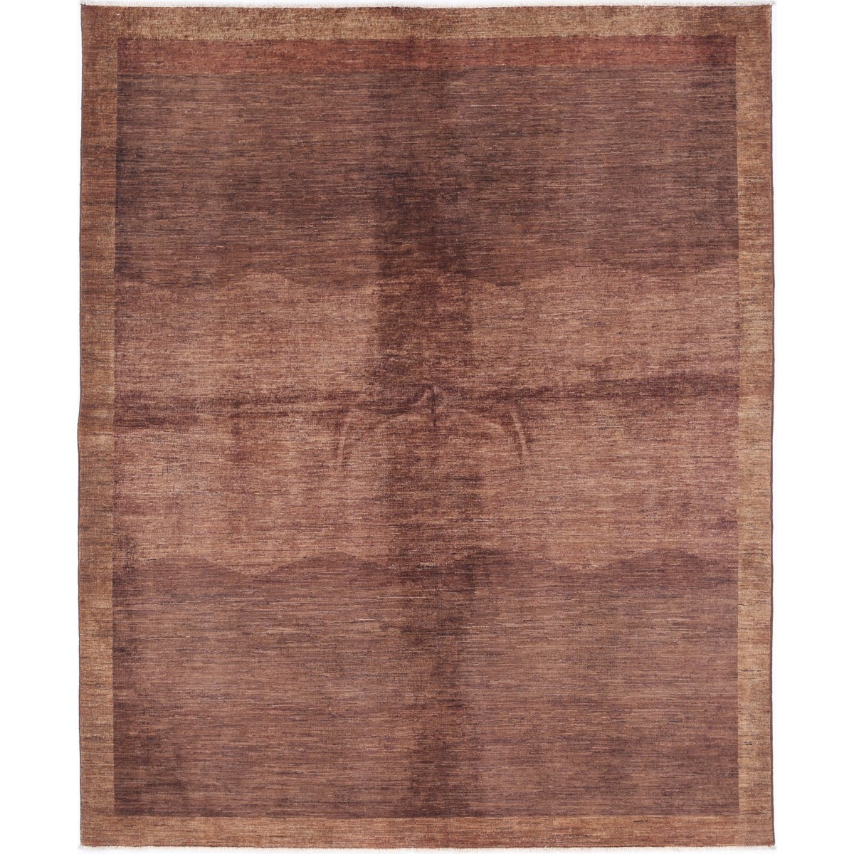 Modcar 7x8 Handmade Double Knotted Washable Wool Rug - Colorful