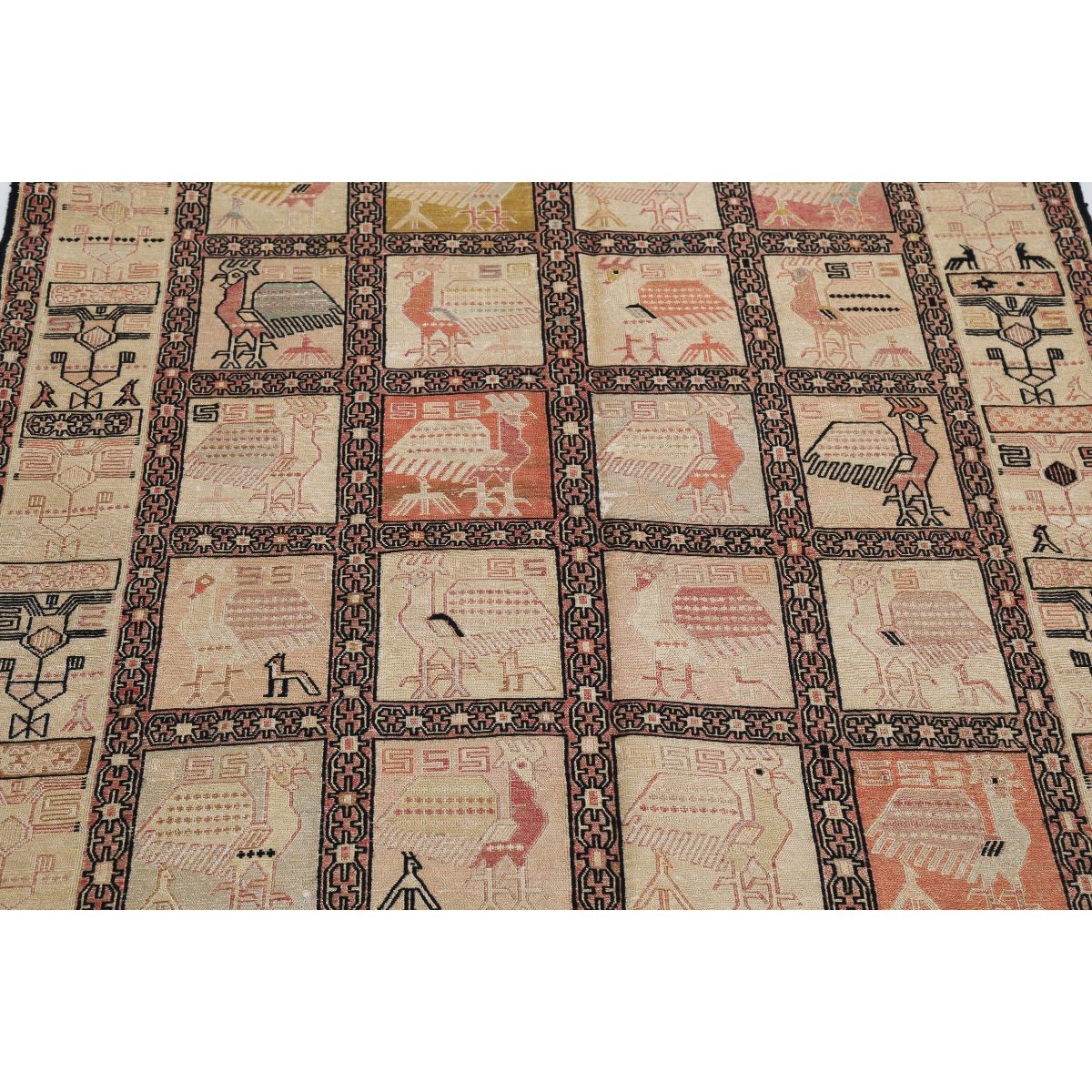 Silki 4x6 Hand Woven Washable Silk Rug - Colorful