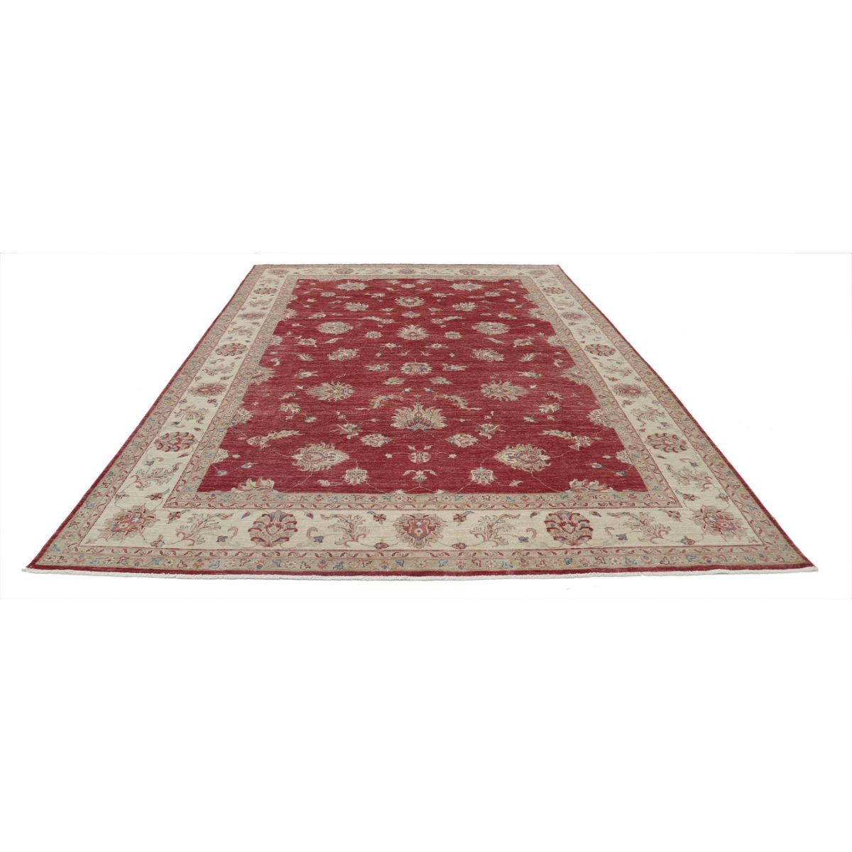 Ziegler 8x11 Handmade Double Knotted Washable Wool Rug - Colorful