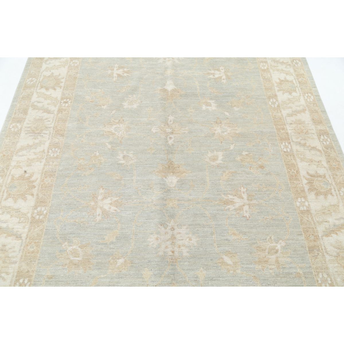 Serenity 6x8 Handmade Double Knotted Washable Wool Rug - Soft Hues