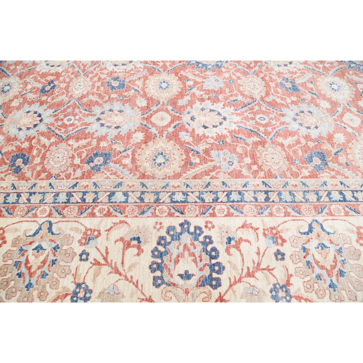 Ziegler 18x26 Handmade Double Knotted Washable Wool Rug - Colorful