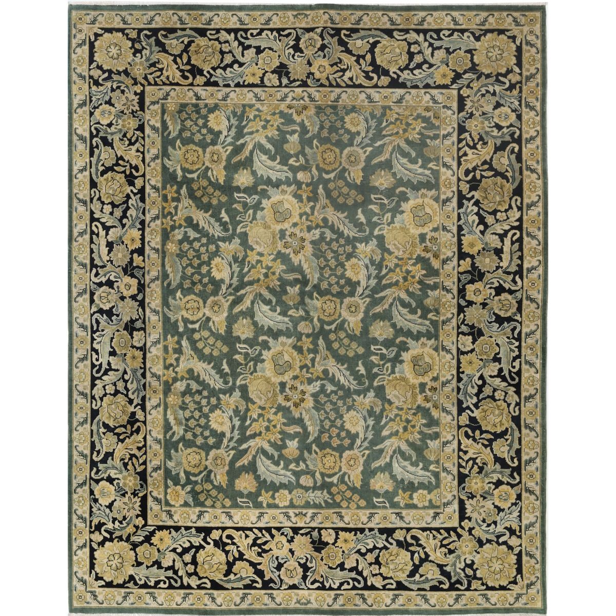 Ziegler 8x10 Handmade Double Knotted Washable Wool Rug - Colorful