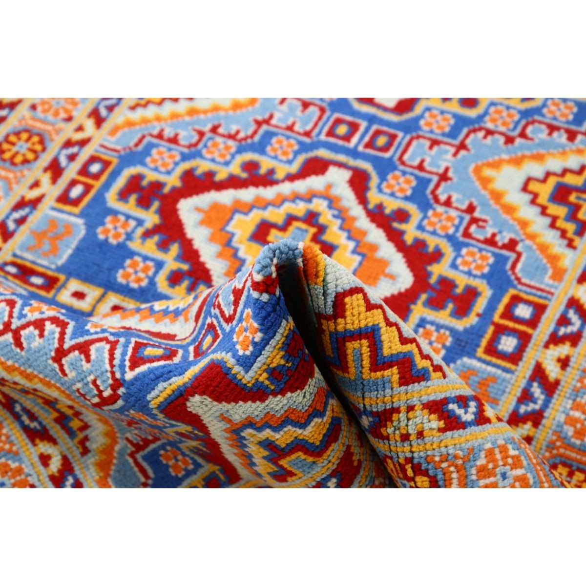 Revival 3x5 Handmade Double Knotted Washable Wool Rug - Colorful