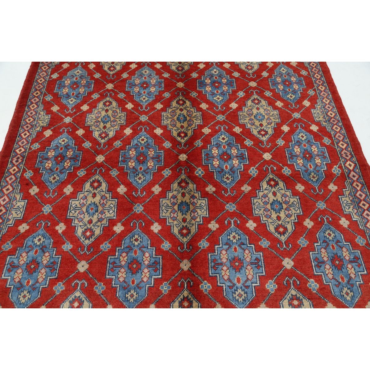 Revival 6x8 Handmade Double Knotted Washable Wool Rug - Colorful