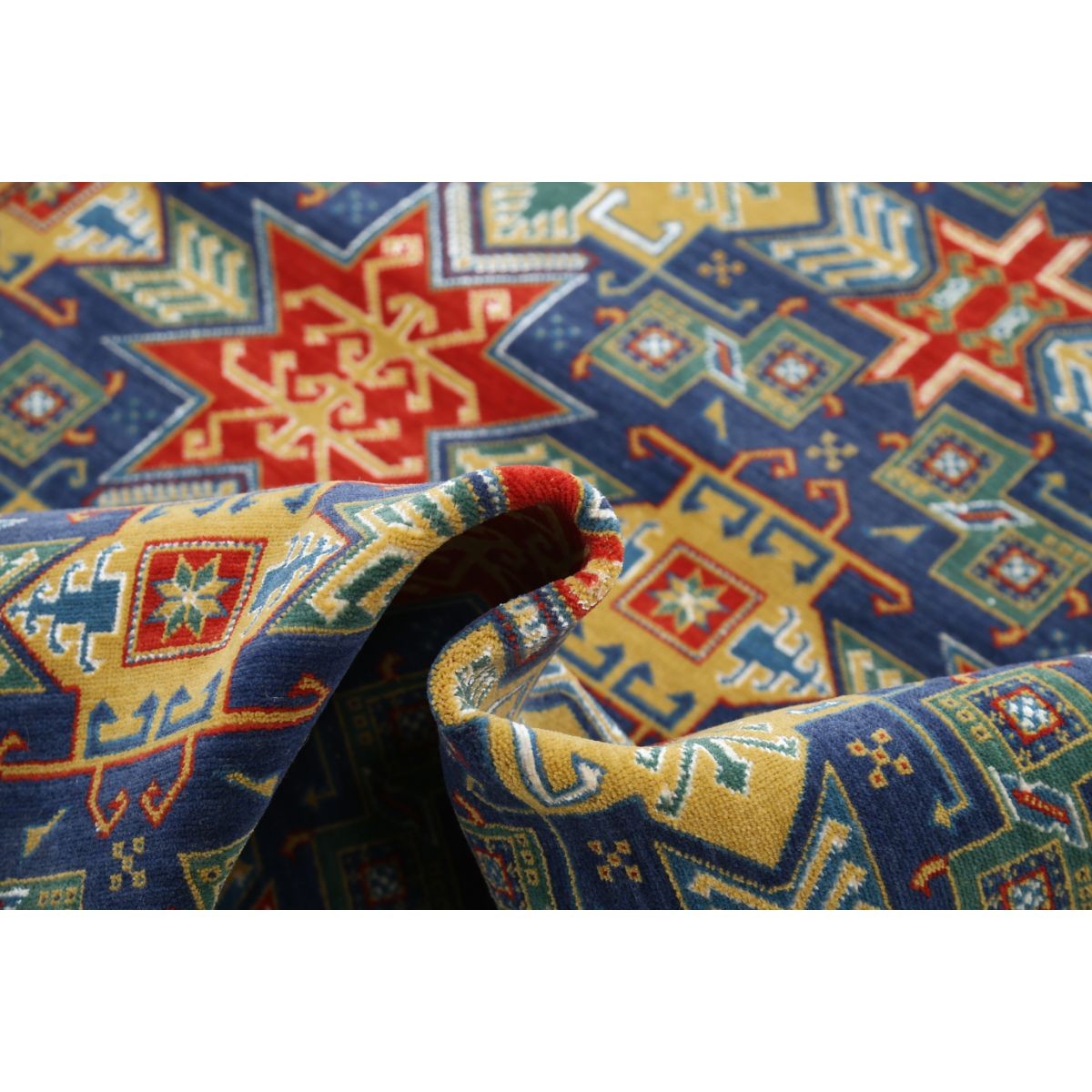 Gulshan-4'0" 4x6 Machine-Made Washable Wool Rug - Colorful