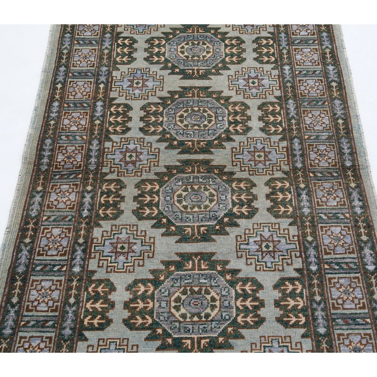 Revival 3x5 Handmade Double Knotted Washable Wool Rug - Colorful