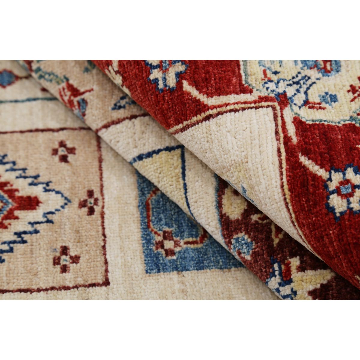 Bakhtiari 6x8 Handmade Double Knotted Washable Wool Rug - Colorful