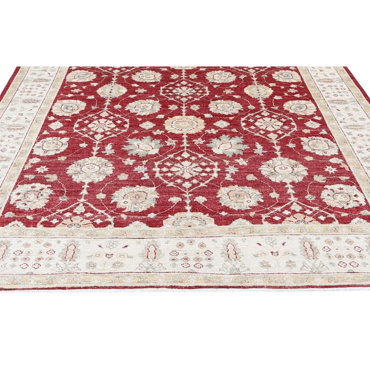Ziegler 6x9 Handmade Double Knotted Washable Wool Rug - Colorful