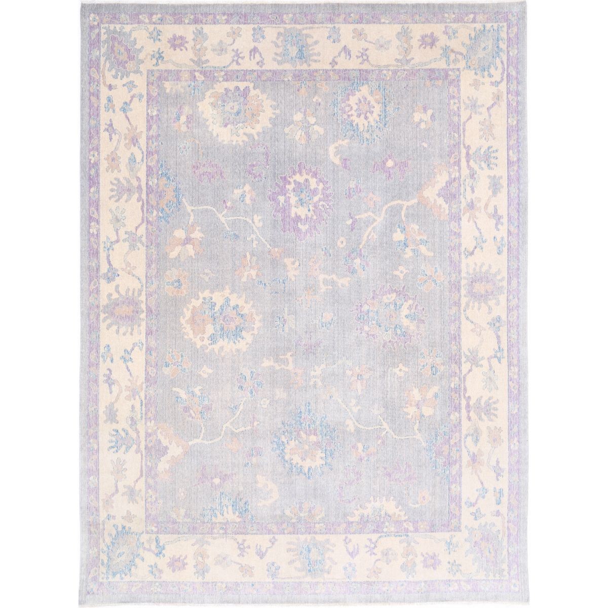 Lily 9x12 Powered Loomed Washable Wool Rug - Soft Hues