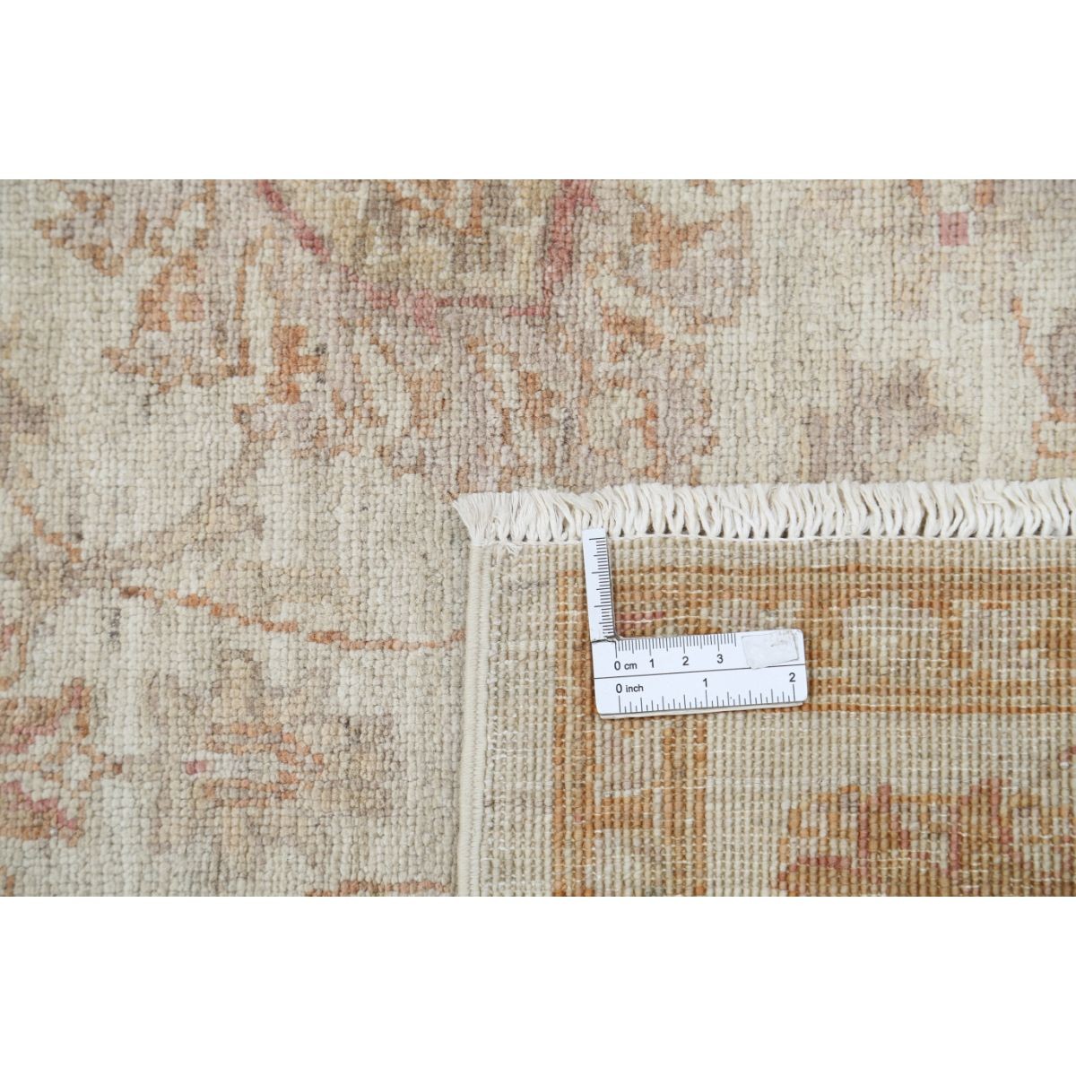 Serenity 4x10 Handmade Double Knotted Washable Wool Runner - Soft Hues