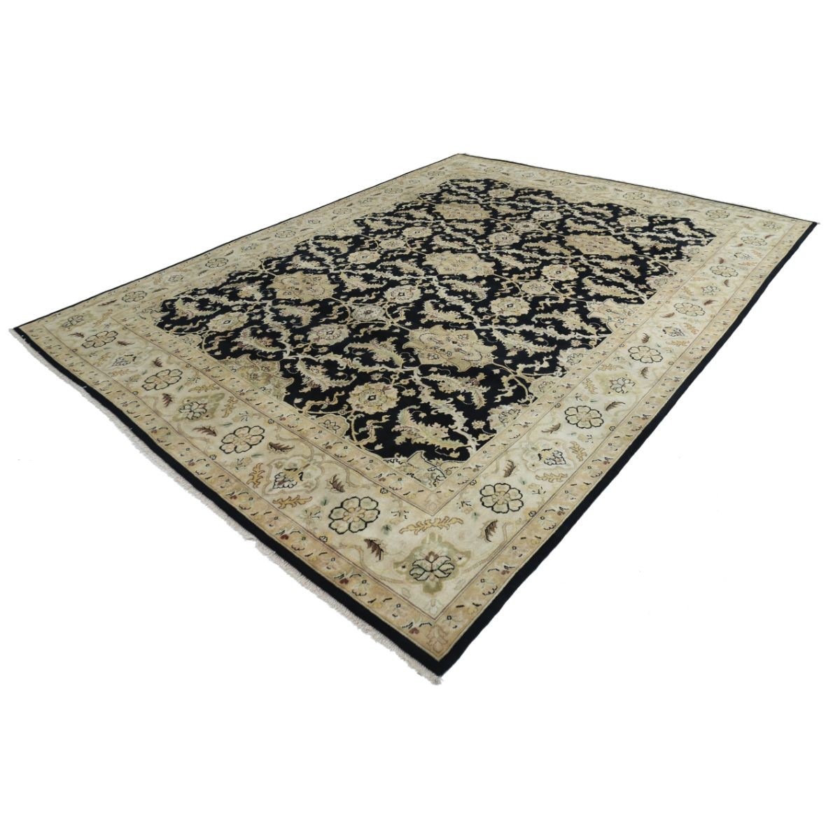 Ziegler 9x12 Handmade Double Knotted Washable Wool Rug - Colorful